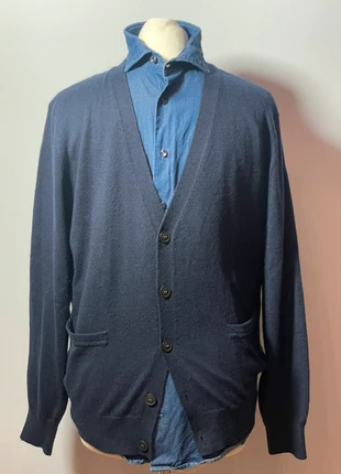 Kallspin Herren Cashmere Wollmix Cardigan Navy weich Basic Smart Casual Office M, brand: kallspin, condizioni: Ottime, taglia: M, €27.00, €29.05 include la Protezione acquisti