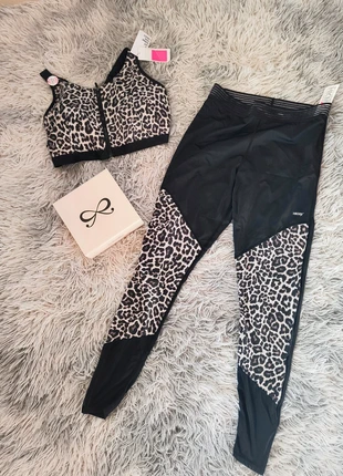 Hunkemöller HKMX brassière sport léopard 100F FR avec legging M, marca: Hunkemöller, estado: Novo com etiquetas, tamanho: M / 38 / 10, €49.90, €53.10 inclui Proteção do Comprador Pro