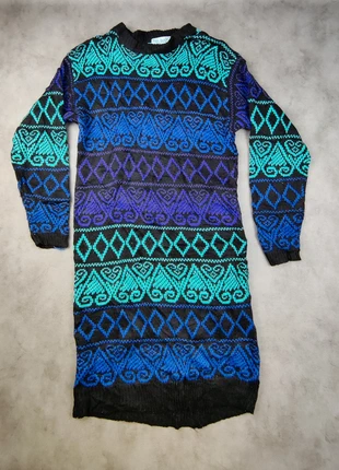 Robe vintage knitwear Trumps / taille S / femme à motifs géométriques, marque: Vintage Dressing, état: Très bon état, taille: S / 36 / 8, 7,00 €, 8,05 € Protection acheteurs incluse