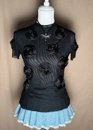 Top type coquette & romantique aesthetic - Style vintage Y2K, marca: COQUETTE, estado: Muito bom, tamanho: M / 38 / 10, €11.00, €12.25 inclui Proteção do Comprador Pro