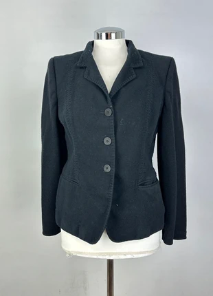 Blazer cappottino Max Mara nero lana – Taglia 48 IT, marca: Max Mara, estado: Muito bom, tamanho: 4XL / 48 / 20, €80.00, €84.70 inclui Proteção do Comprador Pro