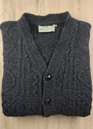 Gilet en pure laine Aran l gris anthracite l taille M l très bon état, marque: LAINE, état: Très bon état, taille: M, 45,00 €, 47,95 € Protection acheteurs incluse