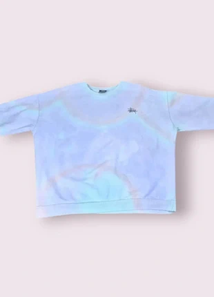 Sweat tie and dye pastel - Stüssy - Coton - Très bon état - Taille M, merk: Stüssy, staat: Heel goed, maat: M / 38 / 10, € 45,00, € 47,95 inclusief Kopersbescherming