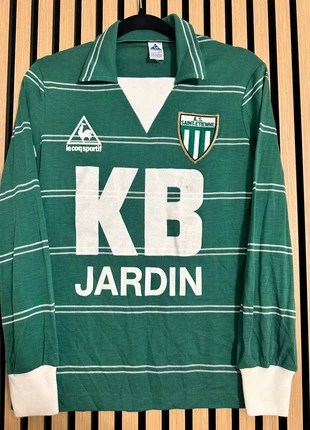 Maillot saint Étienne 1981-1994 KB Jardin, marque: Le Coq Sportif, état: Très bon état, taille: S, 190,00 €, 200,20 € Protection acheteurs incluse