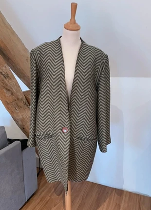 Veste longue avec soie Guy Laroche | Marron | Taille 42, brand: Guy Laroche, condizioni: Ottime, taglia: XL / IT 46 / EU 42, €45.00, €47.95 include la Protezione acquisti