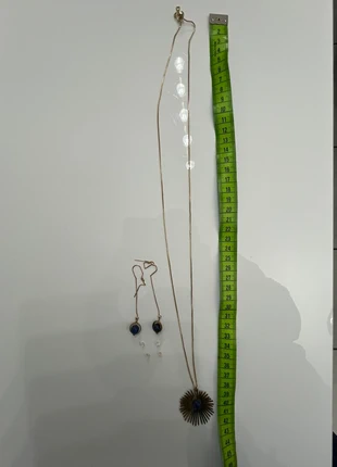 Collier sautoir réglables plus boucles d’oreilles, condition: Good, €1.00, €1.75 includes Buyer Protection