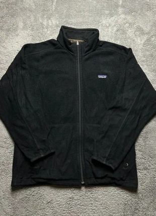 Veste polaire full zip épais Patagonia extérieur noir Xl logo brodé - Vintage #4397, brand: Patagonia, condition: Very good, size: XL, €45.00, €47.95 includes Buyer Protection Pro