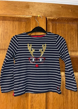 Joules reindeer top, brand: Joules, condition: Very good, size: 5 years / 110 cm, £2.50, £3.00 includes Buyer Protection