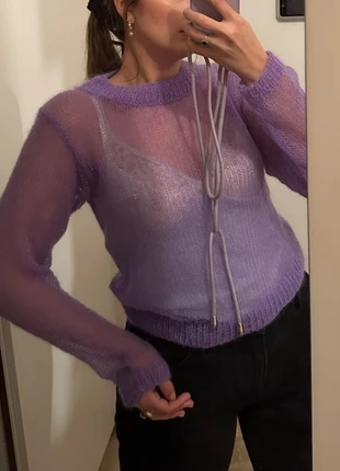 Maglione 100% mohair fatto a mano, marca: Hand Knitted, estado: Novo sem etiquetas, tamanho: M / 38 / 10, €55.00, €58.45 inclui Proteção do Comprador