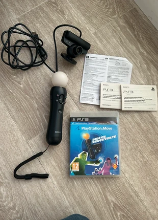 NEUF manette PlayStation Move + caméra + jeux démo + notices, brand: PlayStation, condition: New without tags, €40.00, €42.70 includes Buyer Protection