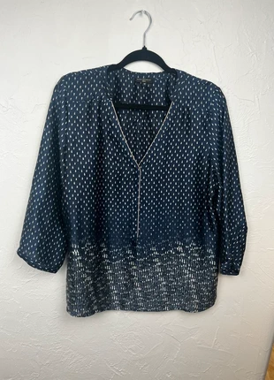 Blouse femme bleu marine Grain de Malice motif léger – Taille XXL 👚, brand: Grain de Malice, condizioni: Ottime, taglia: XXL / IT 48 / EU 44, €6.00, €7.00 include la Protezione acquisti