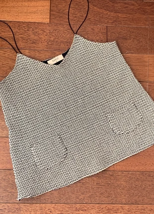 Très joli top bretelles Ba&sh doré /creme/noir S, marque: Ba&sh, état: Neuf sans étiquette, taille: S / 36 / 8, 13,50 €, 14,88 € Protection acheteurs incluse