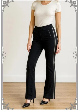 IKKS Pantalon rare noir, Taille 22 - Excellentetat, petits trous discrets (voir photos), brand: IKKS, condition: Very good, size: L / 40 / 12, €23.00, €24.85 includes Buyer Protection