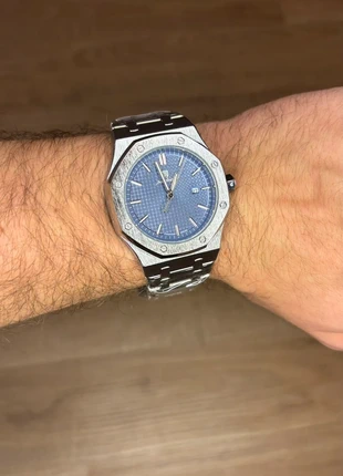 Montre de luxe style moderne, cadran bleu marine en acier, condition: New without tags, size: 30–38 mm, €40.00, €42.70 includes Buyer Protection