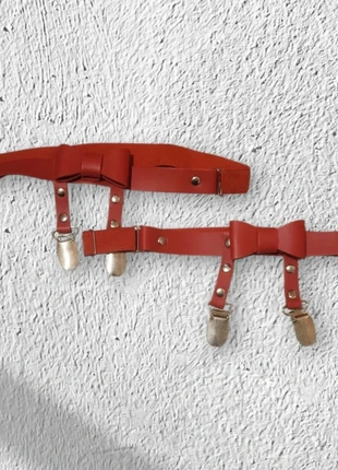 Jarretières cuir & élastique – NEUVES, brand: dressing kaciope, condition: Very good, €25.00, €26.95 includes Buyer Protection