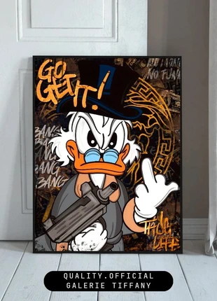 Affiche – Donald Go Get It A3, merk: Disney, staat: Heel goed, € 12,90, € 14,25 inclusief Kopersbescherming Pro