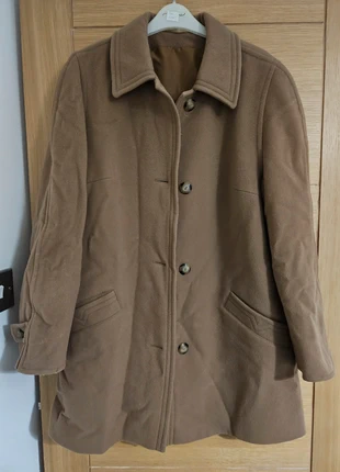 Vintage Camel Wool Coat, 80% Pure New Wool, Classic Button-Up Overcoat, Warm Winter Jacket, Size 14, brand: Vintage, condition: Very good, size: M / UK 12-14, £25.00, £26.95 includes Buyer Protection
