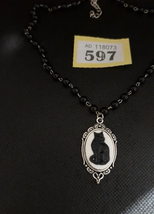 Gothic black cat necklace, brand: gothic, condition: New without tags, £6.00, £7.00 includes Buyer Protection Pro