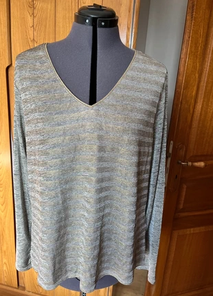 Joli haut beige doré, marque: Phildar, état: Très bon état, taille: XL / 42 / 14, 2,00 €, 2,80 € Protection acheteurs incluse