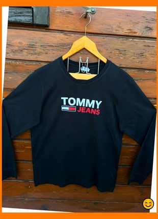 Tee-shirt manche longue Tommy Jeans noir pour homme | Taille L, marke: Tommy Jeans, zustand: Sehr gut, größe: L, 8,00 €, 9,10 € beinhaltet Vinted-Käuferschutz Pro