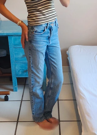 Jean bleu pull and bear straight 32, brand: Pull & Bear, condition: Very good, size: XXS / 32 / 4, €5.50, €6.48 includes Buyer Protection