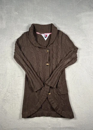 Robe Cardigan Tommy Hilfiger Taille XXS Brun Femme en Coton Très Bon État #319, brand: Tommy Hilfiger, condition: Very good, size: XXS / 32 / 4, €14.99, €16.44 includes Buyer Protection Pro