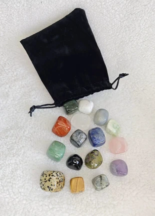 Pochon Découverte - 16 pierres, merk: Bougies Des Lunes, staat: Nieuw met prijskaartje, € 11,80, € 13,09 inclusief Kopersbescherming