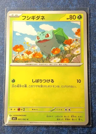 🇯🇵 Bulbasaur (Fushigidane) - Mega Brave 001/063 JP, marque: Pokémon, état: Neuf sans étiquette, 1,00 €, 1,75 € Protection acheteurs incluse