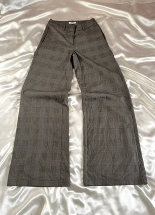 2000s high-rise y2k flared tartan pants - officecore style, brand: Vintage Dressing, condition: New without tags, size: XXS / 32 / 4, €17.00, €18.55 includes Buyer Protection Pro