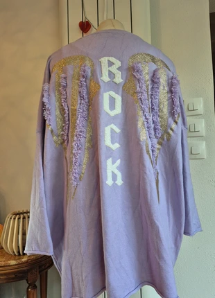 Made in Italy pull violet oversize, marque: Made In Italy, état: Bon état, taille: 6XL / 52 / 24, 12,00 €, 13,30 € Protection acheteurs incluse