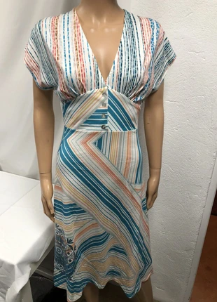 Robe à Rayures Femme Desigual MultiColore - Taille S, brand: Desigual, condition: Very good, size: S / 36 / 8, €18.00, €19.60 includes Buyer Protection Pro