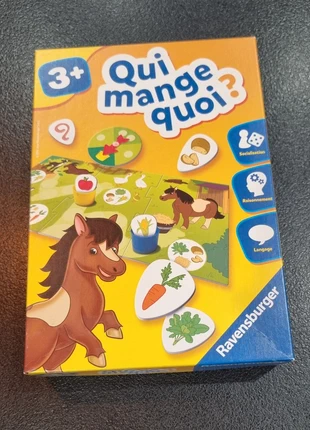Qui mange quoi? Ravensburger, merk: Ravensburger, staat: Nieuw zonder prijskaartje, maat: 3 jaar / 98 cm, € 3,00, € 3,85 inclusief Kopersbescherming