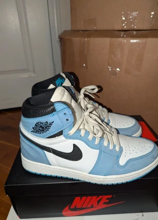 Air Jordan 1 University Blue, brand: Jordan, condition: Good, size: 9, £75.56, £80.04 includes Buyer Protection