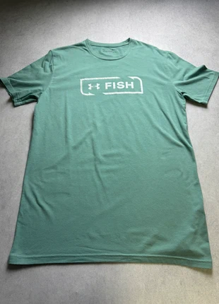 T-shirt imprimé crewneck Under Armour menthe – Taille M (Unisexe), brand: Under Armour, condition: Very good, size: M, €10.00, €11.20 includes Buyer Protection Pro