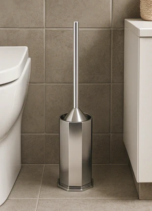 Balayette WC design OTTO Chromé moderne Minimaliste, marca: Otto, estado: Muito bom, €10.00, €11.20 inclui Proteção do Comprador