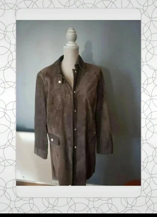 Manteau en cuir Marina Rinaldi marron, marque: Marina Rinaldi, état: Très bon état, taille: XL / 42 / 14, 350,00 €, 368,20 € Protection acheteurs incluse