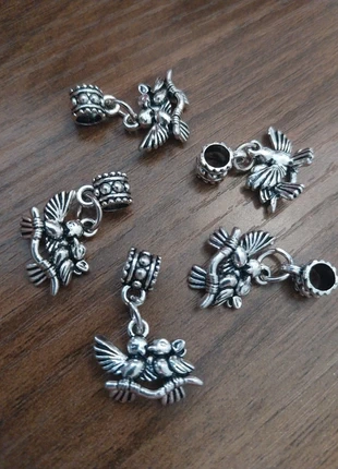 Lot de 5 breloques pendentifs oiseaux argent 27x19 mm – Bijoux DIY, marke: Dimensions, zustand: Neu, 1,10 €, 1,86 € inklusive Vinted-Käuferschutz
