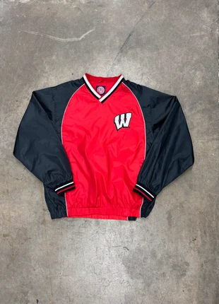 Vintage Wisconsin Badger Windbreaker Officially Licensed Collegiate jacket #1859, marque: Officially Licensed Collegiate, état: Très bon état, taille: M, 30,00 €, 32,20 € Protection acheteurs incluse