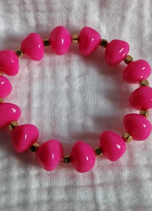 Bracelet Silène fuschia, marque: POM.bijoux, état: Très bon état, 15,00 €, 16,45 € Protection acheteurs (Pro) incluse