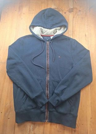 Sweat à capuche / hoodie full zip tommy Hilfiger - taille S - homme bleu brodé (326), brand: Tommy Hilfiger, condition: Very good, size: S, €24.90, €26.85 includes Buyer Protection