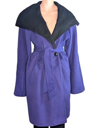 REF282 Manteau Louis Féraud laine violet vintage ceinture col châle, marque: Louis Féraud, état: Très bon état, taille: M / 38 / 10, 135,00 €, 142,45 € Protection acheteurs incluse