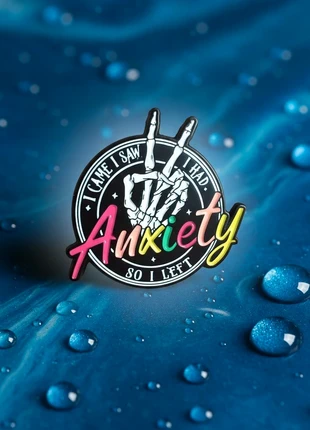 Pins I came I saw I had Anxiety goth rock punk witch alt y2k wicca pastel kawaii spooky magic, marke: Witch, zustand: Sehr gut, 3,00 €, 3,85 € beinhaltet Vinted-Käuferschutz Pro