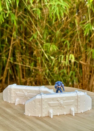 Lot de 2 Murs de Défense Fortifiés – Décor Wargame, condition: New with tags, €4.00, €4.90 includes Buyer Protection