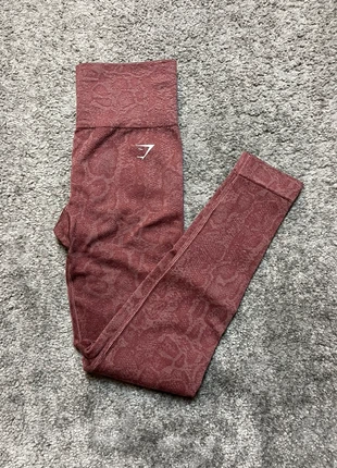 Legging Rouge/Bordeaux Gymshark Adapt Animal Seamless Fitness Musculation, marca: Gymshark, estado: Muito bom, tamanho: XS / 34 / 6, €20.00, €21.70 inclui Proteção do Comprador