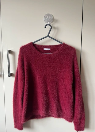 Reserved fluffy burgundy jumper size XS-S (4-8) - soft stretch knit, brand: Reserved, condition: New without tags, size: XS / UK 4-6, £8.00, £9.10 includes Buyer Protection