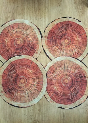 🌈Lot de 4 set de table en tissus style bois 🌈, brand: Fashion, condition: New without tags, €6.00, €7.00 includes Buyer Protection