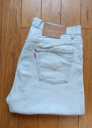 Jean Levis / Levi's / Lévis  501XX made in USA blanc 100% coton - taille W36 L34 homme, marque: Levi's, état: Très bon état, taille: W36 | FR 46, 20,00 €, 21,70 € Protection acheteurs incluse