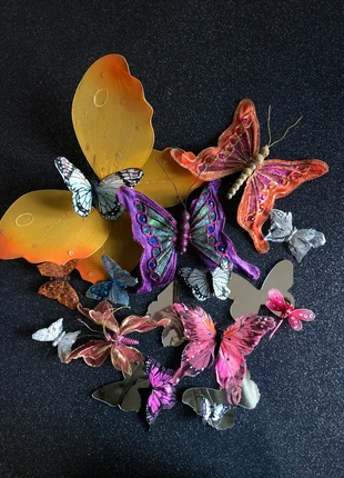 Lot papillons décoratifs vintage, marque: Vintage, état: Bon état, 2,00 €, 2,80 € Protection acheteurs incluse