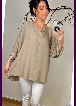 Blouse chemisier femme TU taupe blouse femme taille 38 taille 40 taille 42, brand: Boutique Parisienne, condizioni: Nuovo con cartellino, taglia: L / IT 44 / EU 40, €11.00, €12.25 include la Protezione acquisti Pro