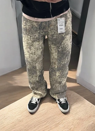 👖Pantaloni double knee realtree effetto delavé/sabbia - Taglia: 38 EUR| 44 IT👖, brand: Zara, condizioni: Ottime, taglia: IT 40 | W30, €45.00, €47.95 include la Protezione acquisti
